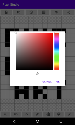 Android application Pixel Studio: art editor screenshort