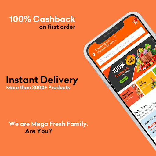 Android application Mega Fresh screenshort