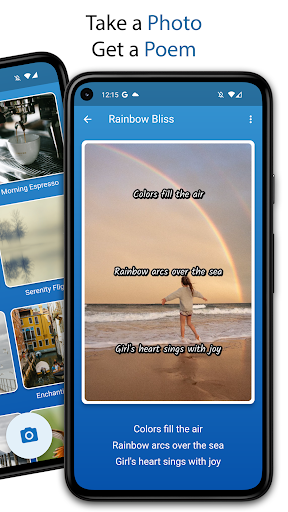 Android application Haiku Lens AI poems screenshort