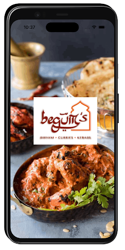 Android application Begum's Biryani screenshort