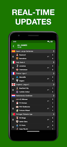 Fast Score: Football Livescore Screenshot 1 - AppWisp.com