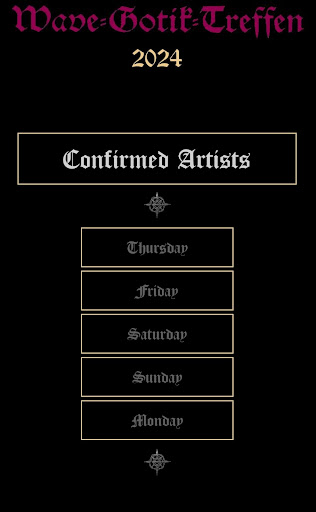 Android application Wave Gotik Treffen 2024 screenshort