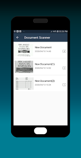 Phone PDF Scanner Pro Screen 3
