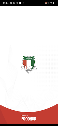 Android application Presto Pizza screenshort