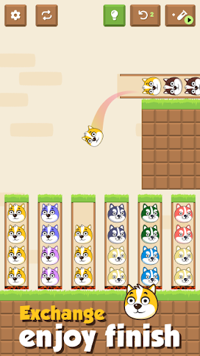 Dog Sort Puzzle - Save the Dog Screen 2