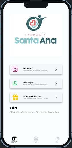Android application Fidelidade Santa Ana screenshort