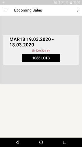 Android application Saga Furs Online Auction screenshort
