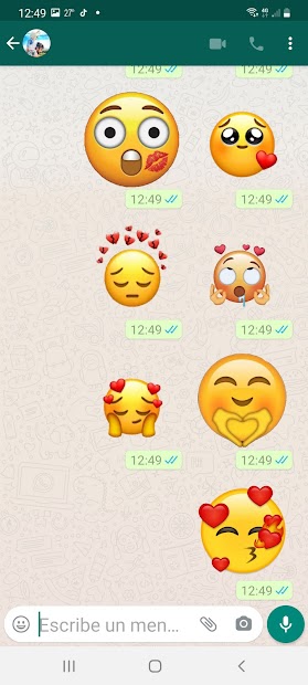 Screenshot 2 Wasticker amor para whatsapp android