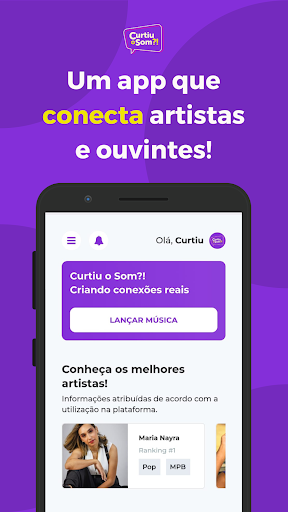 Android application Curtiu o Som?! screenshort