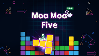 Game screenshot Moa Moa Five - Match Blocks mod apk