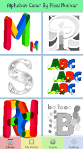 Coloring Alphabet by Number