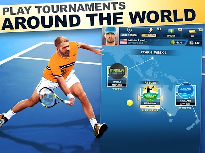 TOP SEED Tennis Manager MOD APK (Unlimited Cash/Gold) 6