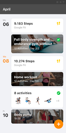 Hashtag Fitness Screen 2