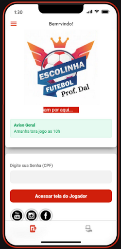Android application Dal Futebol screenshort