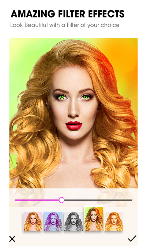 目、髪の色チェンジャー：化粧カムフォトエディタのおすすめ画像4