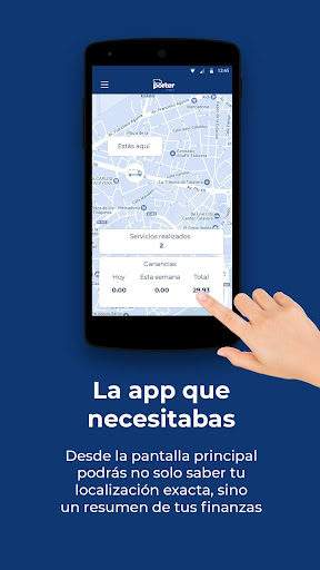 Android application Porter Pro - Para Transportist screenshort