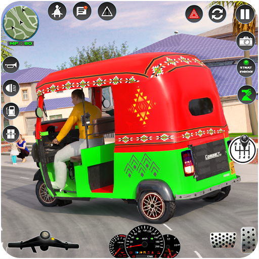 Modern Rickshaw Driver Game 3D 0.1 Icon
