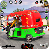 Modern Rickshaw Driver Game 3D icon