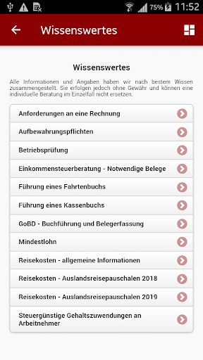 Steuerberatung Pinger Screen 3