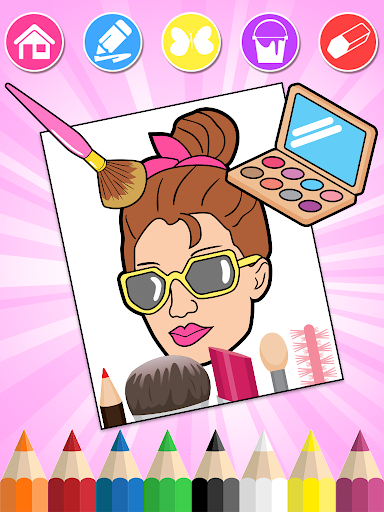 Screenshot of Beauty Coloring Book 3
