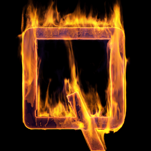 Fire Letter Q Live Wallpaper logo