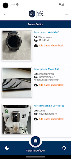 Easy All@Home Screen 2