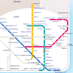 Cover Image of Download Official Lisbon Metro Map 🇵🇹 3.2.23 APK