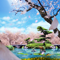 ZEN Four Gardens Wallpaper