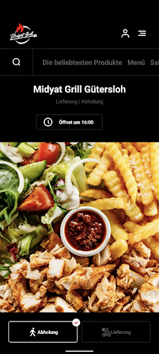 Android application Midyat Grill Gütersloh screenshort