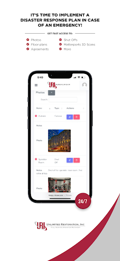 Android application URI ERP screenshort