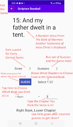 Scripture Baseball - Screenshot 1
