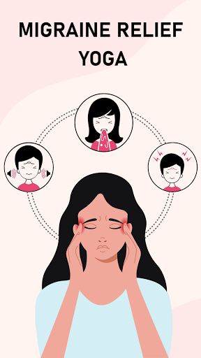 Android application Migraine Relief Yoga at Home screenshort
