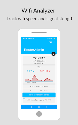 Router Setup Page - Finder Pro Screen 2