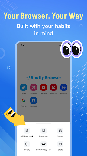 Shufly Browser : Fast&Private screenshot 3