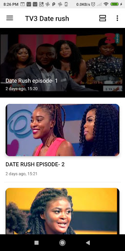Android application TV3 Date Rush screenshort