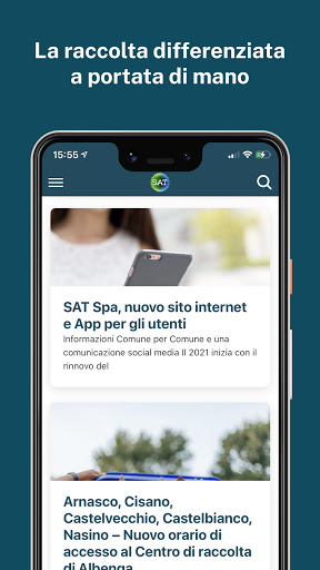 Android application SAT - Servizi Ambientali screenshort