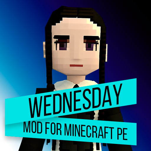 Wednesday Addams MOD For MCPE logo