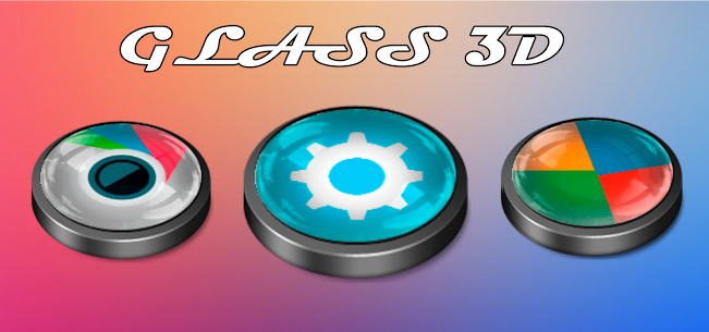 Glass 3D Icon Pack v1.1 APK [Paid] Download 2022 2