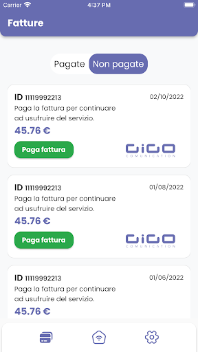 MyGigo Screen 2