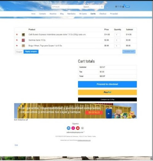 The Online Mall SDQ Screen 3