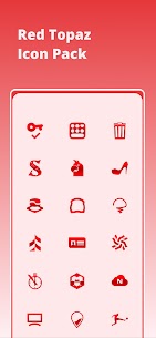 Red Topaz APK – Icon Pack (Patched) PAID Free Download 1