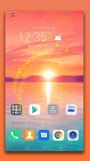 Android application Sunset Live Wallpaper screenshort