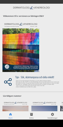 Android application Dermatologi & Venereologi screenshort
