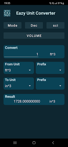 Easy Unit Converter Screen 3