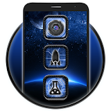 Orbitor Dark Space Tech Theme icon