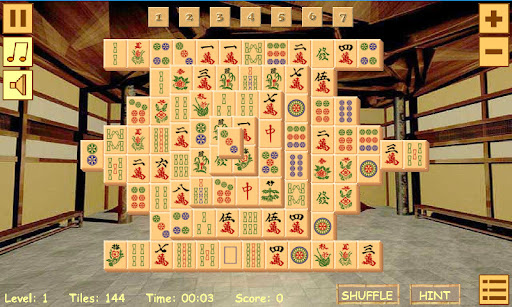 Android application Mahjong screenshort