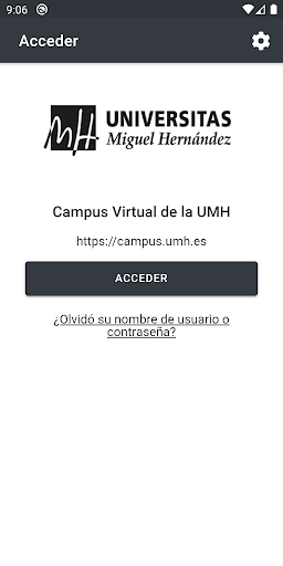 Android application Campus UMH screenshort