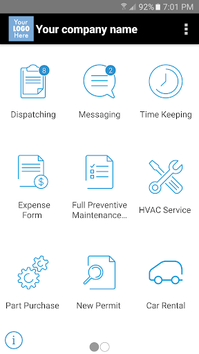 Android application Workforce Manager for Federal screenshort