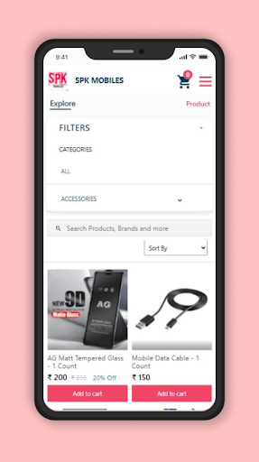 Android application SPK Mobiles screenshort