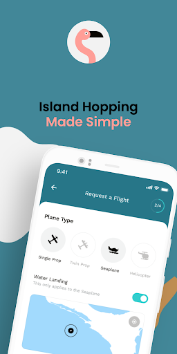 Android application Flymingo screenshort